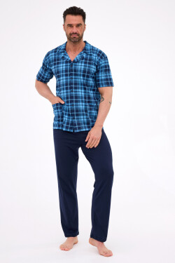 PÁNSKE PYŽAMO KR 318 BIG J/25 džínovina 3xl