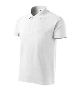 Bavlnené polo tričko Heavy white XL