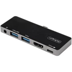 StarTech USB-C Multiport adaptér čierna/strieborná / Adaptér / HDMI / 2x USB-A / USB-C / 60Hz (DKT30ICHPD)