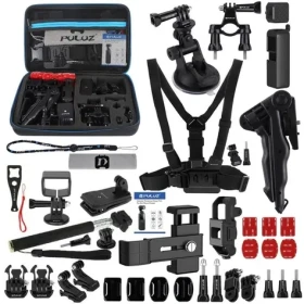 Puluz Ultimate Combo Kit / Sada príslušenstva pre akčné kamery / 43 v 1 / DJI OSMO Action, Ace Pro (PKT47)