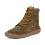 Detská zimná barefoot obuv TEX WOOL GROW Olive, Froddo, G3160234-3, olivová - 34