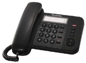 Panasonic KX-TS520FXB - jednolinkový telefón, čierny (5025232484560)