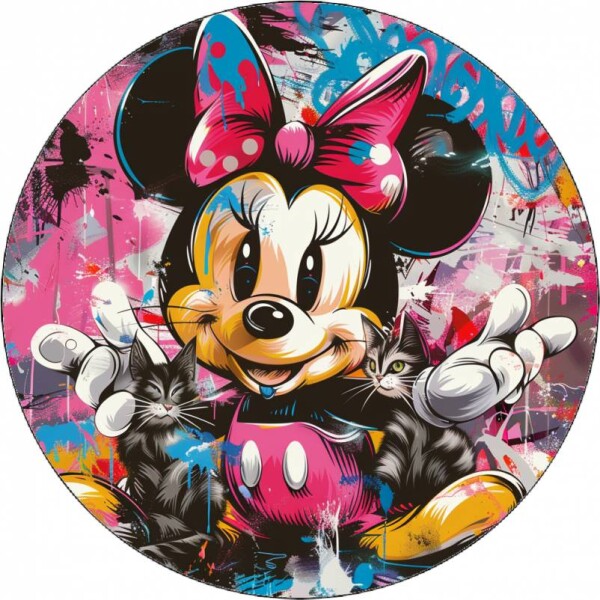 Jedlý papier Minnie a mačky 19,5 cm - Pictu Hap - Pictu Hap