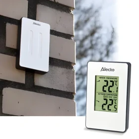 Alecto WS-1050 biela / Meteostanica / bezdrôtové vonkajšie čidlo / vnútorná a vonkajšia teplota (WS-1050)