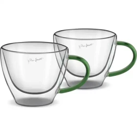 Lamart Vaso Sada pohárov Cappucino 2ks 190ml zelená / sklo (8590669358922)