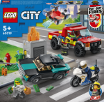 LEGO® City 60319 Hasiči a policajná naháňačka
