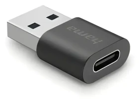 HAMA Adaptér USB-A na USB-C čierna / Redukcia USB / USB 3.2 Gen 2 / 10 Gbps (002003570000)