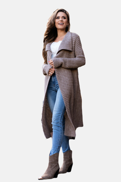 Merribel Cardigan Mayamino Model 1 Mocca OS