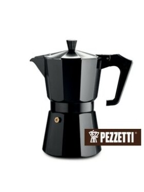 Pezzetti ItalExpress Moka kanvica 3 šálky čierna / 150 ml (8000743003278)