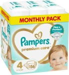 Pampers Premium Care 9-14 kg (156 ks) / Plienky / Veľkosť 4 (9-14 kg)