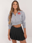 Mikina CLM BL 1331.02P sivá XL