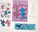 CRAFT ID Diamantové maľovanie Angel a Stitch so stojanom