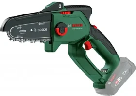 BOSCH EasyChain 18V-15-7 Solo zeleno-čierna / Aku reťazová píla / 18V / dĺžka lišty 15 cm / bez batérie a nabíjačky (06008B8901)