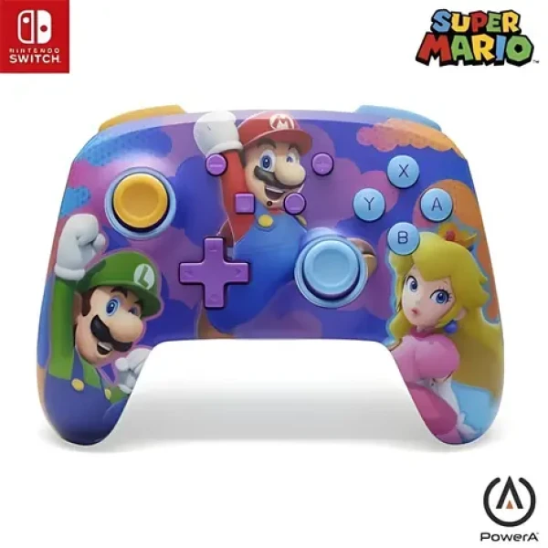 PowerA Enhanced Super Mario Color Splash Heroes / Bezdrôtový ovládač / pre Nintendo Switch (NSGP0287-01)