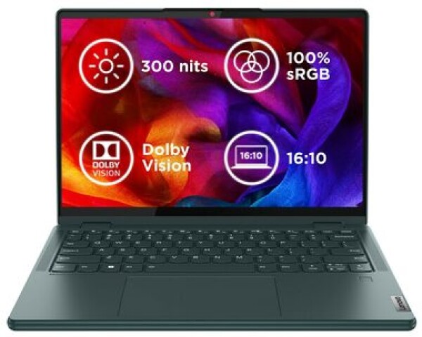 Lenovo Yoga 6 13ABR8 modrá / 13.3" WUXGA T / RYZEN 7 7730U 2.0GHz / 16GB / 512GB SSD / Radeon / W11H (83B2008WCK)