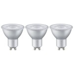 Paulmann 28581 LED En.trieda 2021 G (A - G) GU10 4 W teplá biela (Ø x v) 51 mm x 55 mm 3 ks; 28581