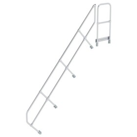 MUNK Günzburger Steigtechnik 600511 Munk Druhé madlo na schody s plošinou 45° 11 schodov 1 ks; 600511