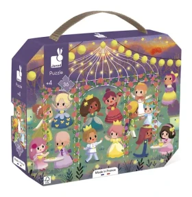 JANOD Puzzle v kufríku Princezné