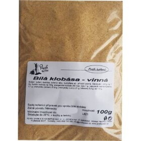 Biela klobása - vínová 100 g korenie - Koření - Koření