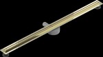 MEXEN - Flat 360 Slim žľab otočný 110 cm zlato 1541110