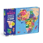 Mudpuppy Zemepisné puzzle Mapa Afriky