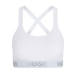 Dámska športová podprsenka BOSS Bralette s vypchávkami 50469628-100 - HUGO L