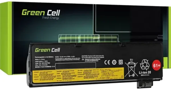Green Cell LE95 / Batéria pre notebook / Lenovo ThinkPad A475, P51S, T470, T570, T25 / 11,1 V / 4400 mAh (LE95)