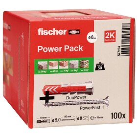 Fischer univerzálna hmoždinka 40 mm, 60 mm 8 mm 577154 100 ks; 577154