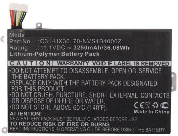 CoreParts Notebook Battery for Asus 36Wh