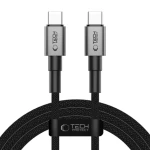 Tech-Protect UltraBoost DNA šedá / Kábel / USB-C - USB-C / PD 100W / 5A / 200 cm
