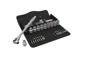 Wera 8100 SC 7 / Račňová sada Zyklop Metal s priechodným štvorhranom / upínacia časť 1|2" / metrická (05004077001)