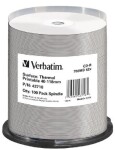 Verbatim CD-R D/ 700MB / 52x / Thermal Printable / no-ID / 100ks cake (43718)