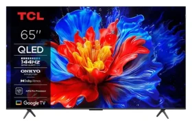 65" TCL 65P8K titánová / Televízia / QLED / 4K UHD / Google TV / 144Hz / HDMI 4X / Wi-Fi (65P8K)