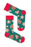 Pánske vianočné ponožky Gingerbread Dark Green 38-41