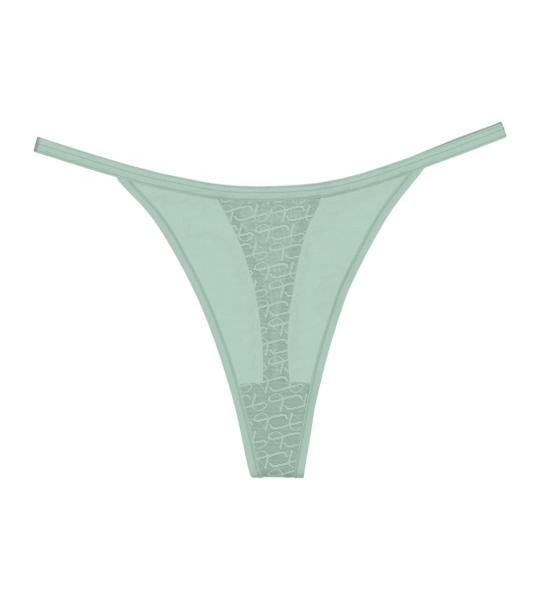 Dámske tangá Triumph Signature Sheer String - BLUE - svetlozelené 7329 - TRIUMPH BLUE 42
