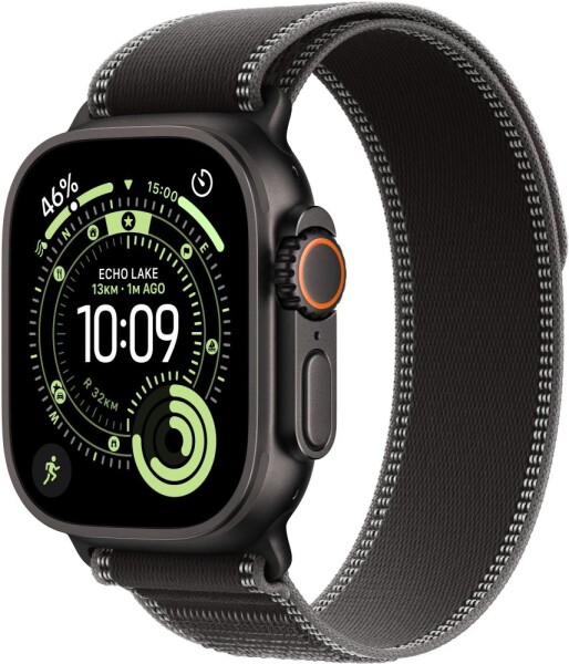 Apple Watch Ultra 3 GPS + Cellular 49mm Black Titanium / Trail Loop S/M Čierny (MF1D4QP/A)