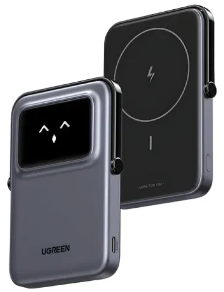 Ugreen Uno PB571 čierna / Powerbanka / 5000mAh / 20W / TFT displej (35605B)