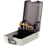 KS Tools 336.0466 336.0466 kužeľový a odhrotovací záhlbník HSS TiN 1 ks; 336.0466