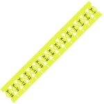 WAGO 211-835/000-002 211-835/000-002 značkovač káblov Potlačiteľná plocha: 25 x 10 mm žltá Počet markerov: 500 500 ks; 211-835/000-002