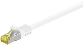 Goobay Cat7 S/FTP biela / Patch kábel / RJ-45 / 1 m / LSZH (91091)