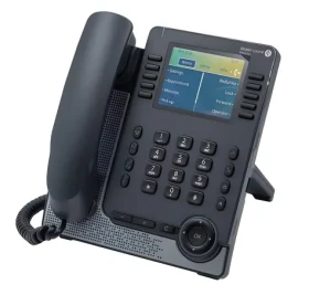 Alcatel-Lucent ALE-30h Essential DeskPhone sivá / IP telefón / 3,5 "LCD displej / PoE / Handsfree / Nástenná montáž (3ML37030AA)