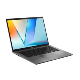 Asus Vivobook S14 OLED sivá / Notebook / 14" WUXGA / AMD RYZEN AI 7 445 2.0GHz / 32GB / 512GB SSD / Radeon 840M / W11H (M3407GA-OLED016WZ)