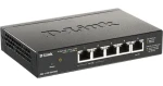 D-Link DGS-1100-05PDV2 / 5- Port Gigabit PoE SMART Switch / napájaný cez PoE / 2x PoE porty (DGS-1100-05PDV2)
