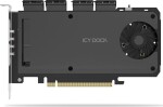 Icydock ICY DOCK Mobile Rack Adapter Card 4-Bay M.2 NVMe SSD zu PCIe 4.0 x 16