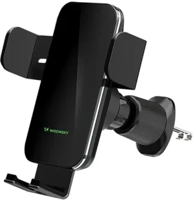 Wozinsky WEDZ-3Y8S čierna / Držiak telefónu do auta / do ventilácie / Indukčné nabíjanie 15W (5907769372537)