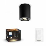 Philips Hue WA Pillar bodové LED svietidlo GU10 5W čierna / 350lm / 2200-6500K / IP20 / ovládač (SKL000342869)