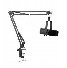 Fifine Mikrofon dynamiczny studyjny Fifine AM8T USB/XLR RGB ze statywem PnP
