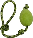 KIWI WALKER Hračka pre psov Vajíčko Maxi zelená / Hádzacia a plávacia / TPR pena / 8,5 cm (TPR-238)