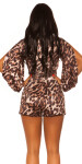 Sexy Playsuit Animal Print Einheitsgroesse