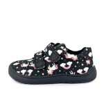 Dievčenské barefoot tenisky KORO BLACK UNI Protetika jednorožce čierne - 32